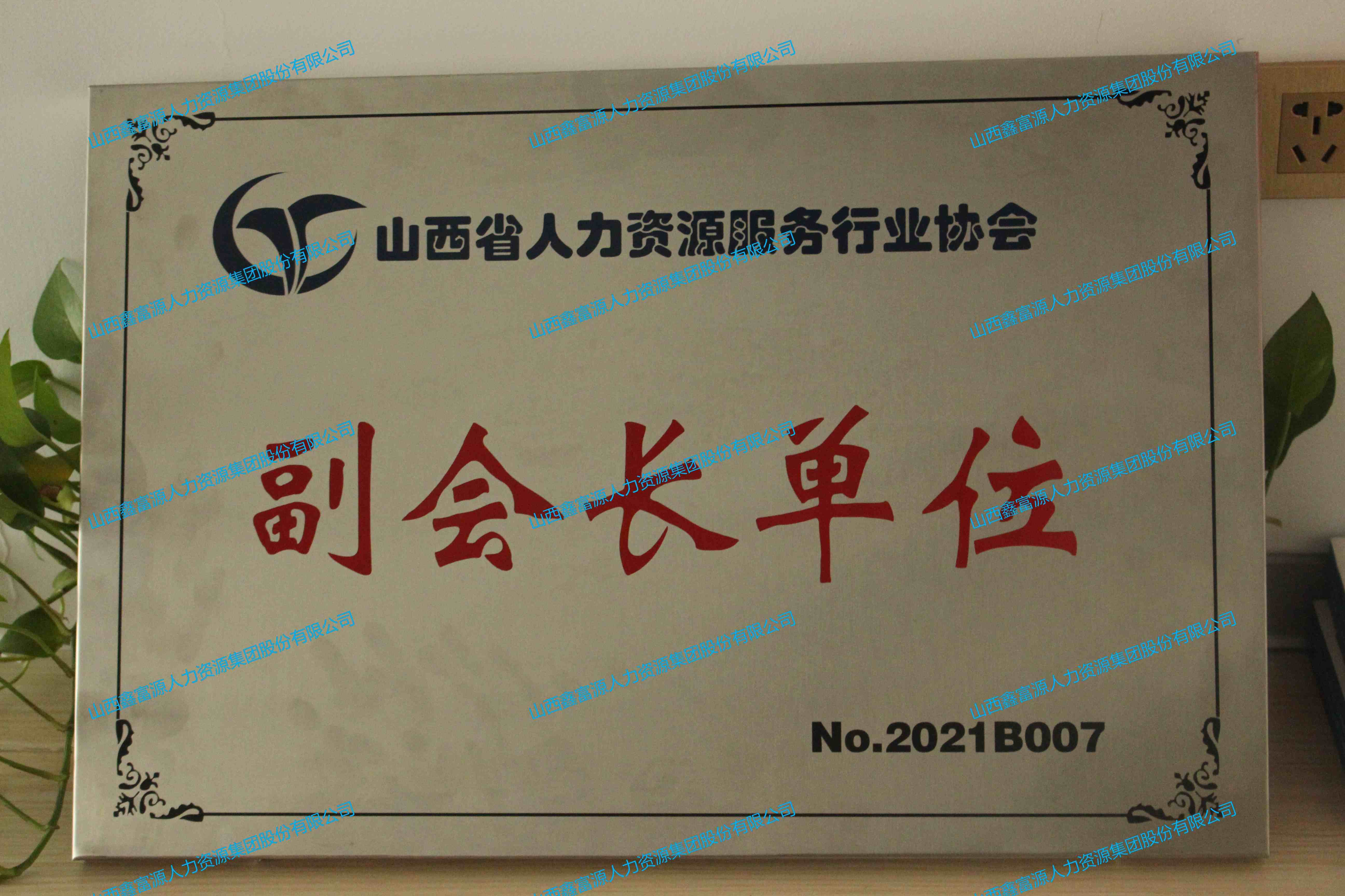 山西省人力资源服务行业协会副会长单位